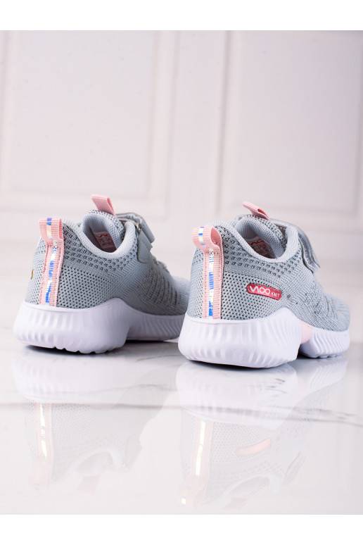 Sneakers apavi modeļa apavi dziecięce Vico  pelēkas krāsas
