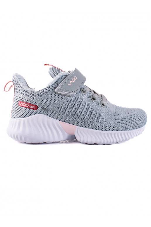 Sneakers apavi modeļa apavi dziecięce Vico  pelēkas krāsas