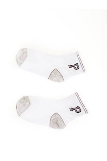 Zeķes Shelovet balta krāsapelēkas krāsas 2