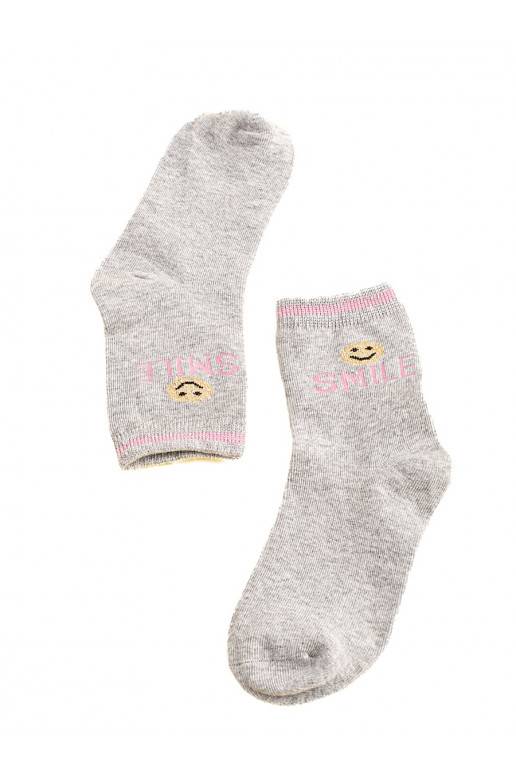 Zeķes Shelovet pelēkas krāsas Smile