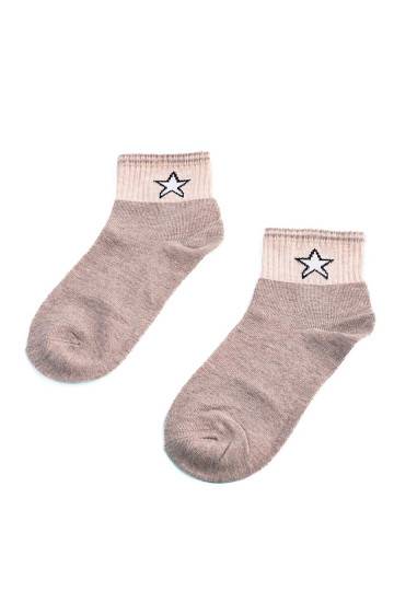 Zeķes Shelovet smilšu krāsas z gwiazdką 2