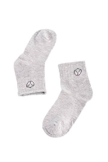 Zeķes Shelovet pelēkas krāsas truskawka