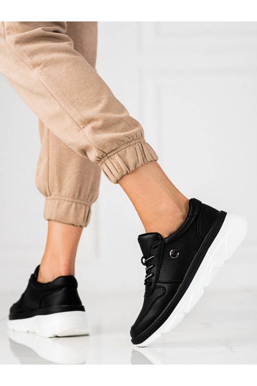 Melns  sieviešu apavi  Vinceza 