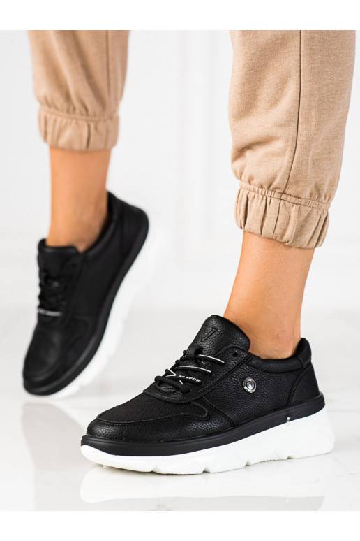 Melns  sieviešu apavi  Vinceza 