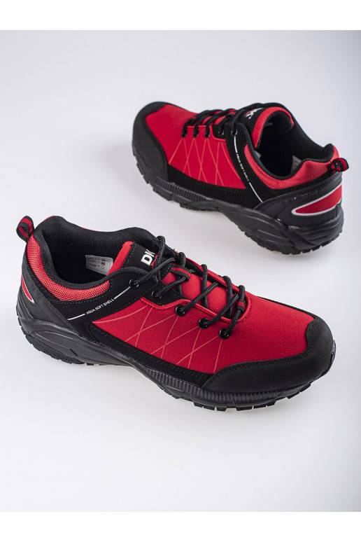 sarkanas krāsas Vīriešu trekinga apavi  DK Softshell
