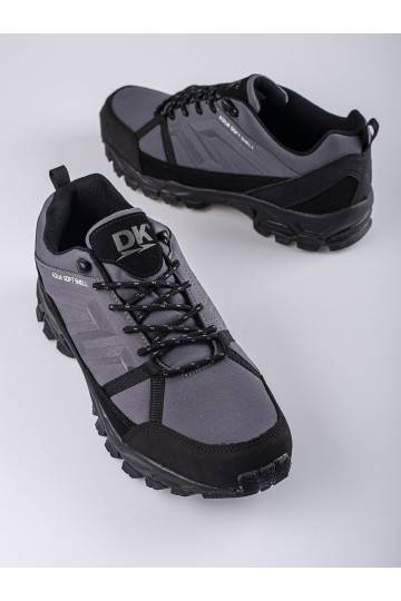 Pelēkas krāsas Vīriešu trekinga apavi DK aqua Softshell 2