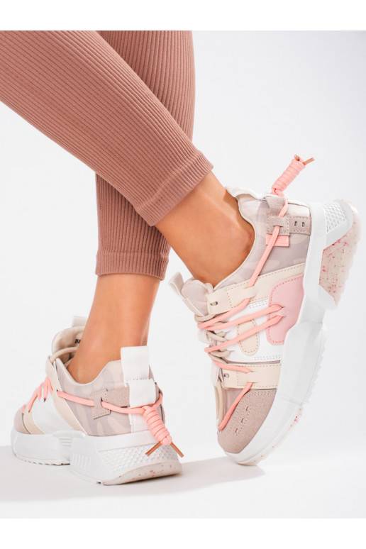 Rozā krāsas Apavi kedu modelī Shelovet 