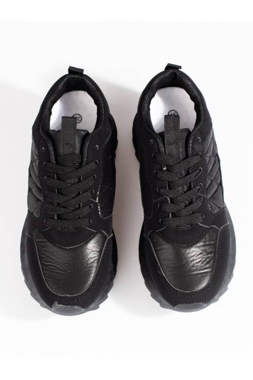   sieviešu apavi  Sporta apavi Potocki Melnas krāsas 