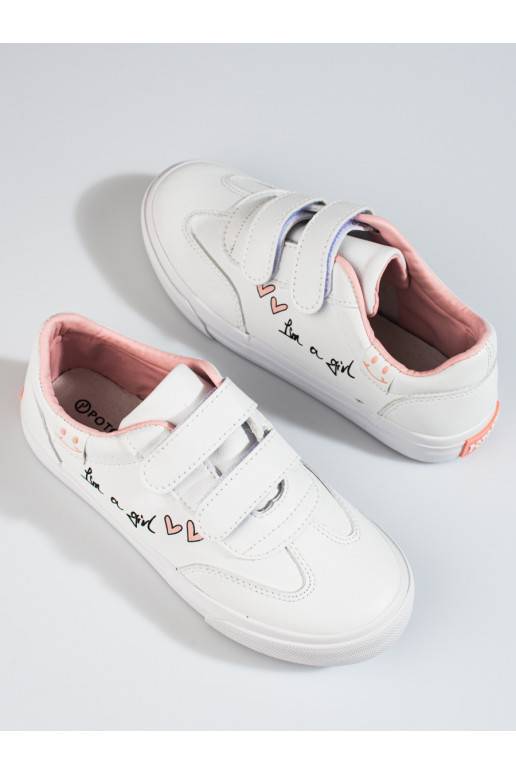 apavi    Potocki balta krāsa