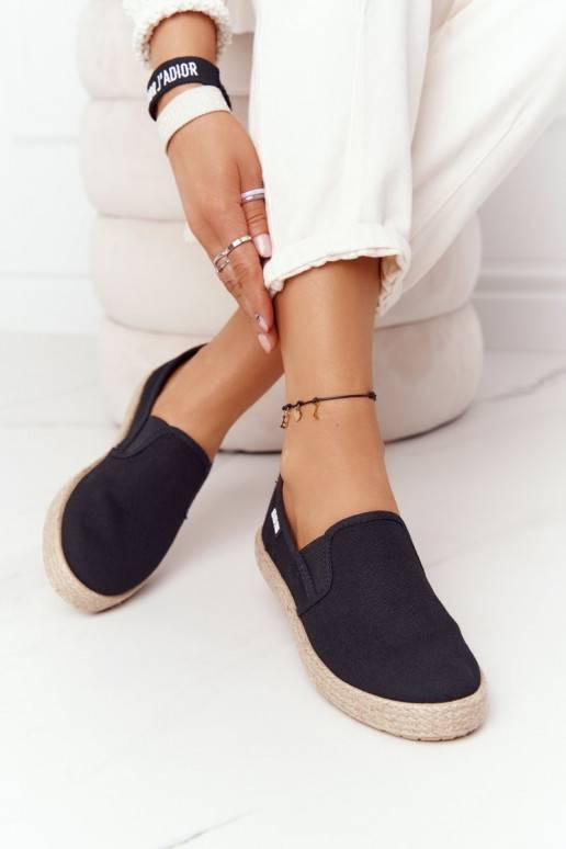 Espadrilles Big Star melnas krāsas
