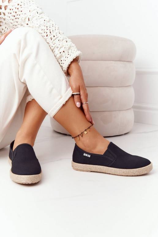 Espadrilles Big Star melnas krāsas