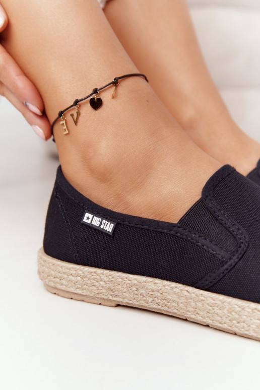 Espadrilles Big Star melnas krāsas