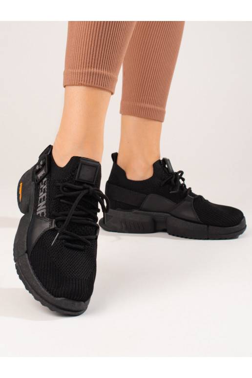 melnas krāsas  Apavi kedu modelī Shelovet