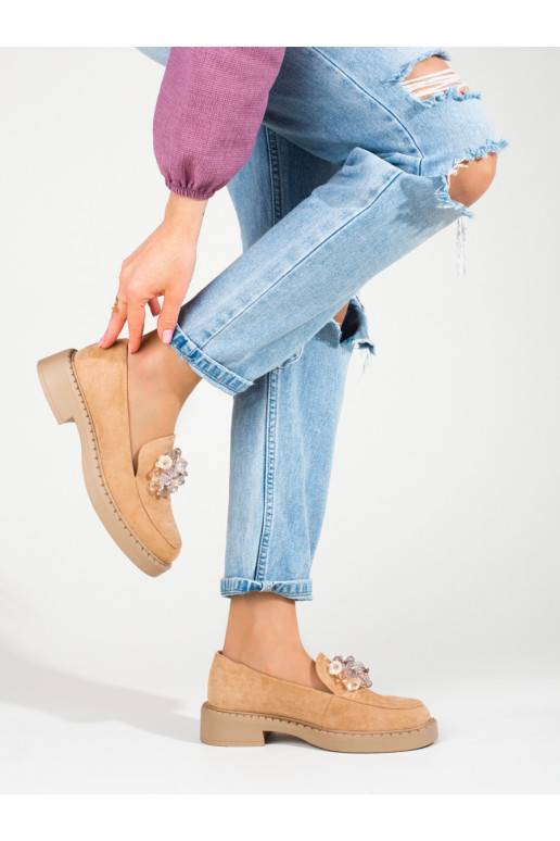 smilšu krāsas   mokasīni Potocki