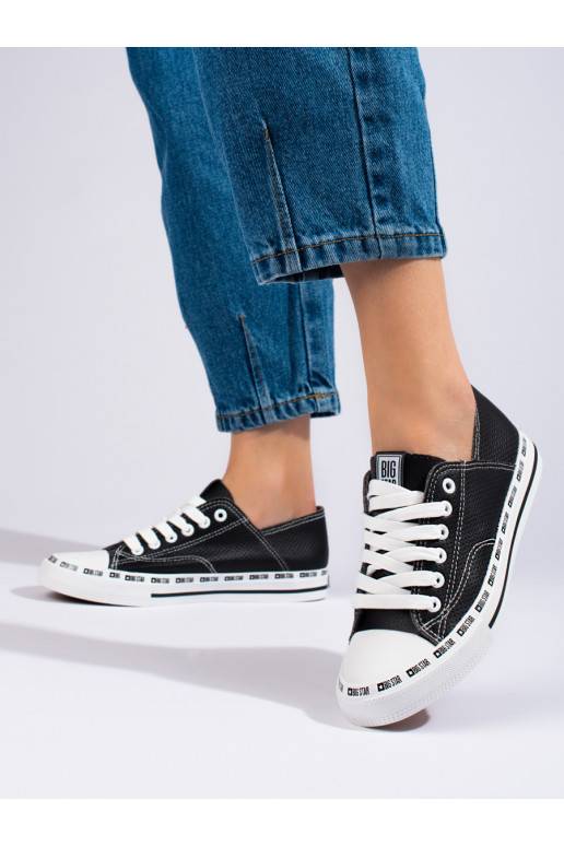  Sieviešu zābaki Melnas krāsas Big Star FF274023B