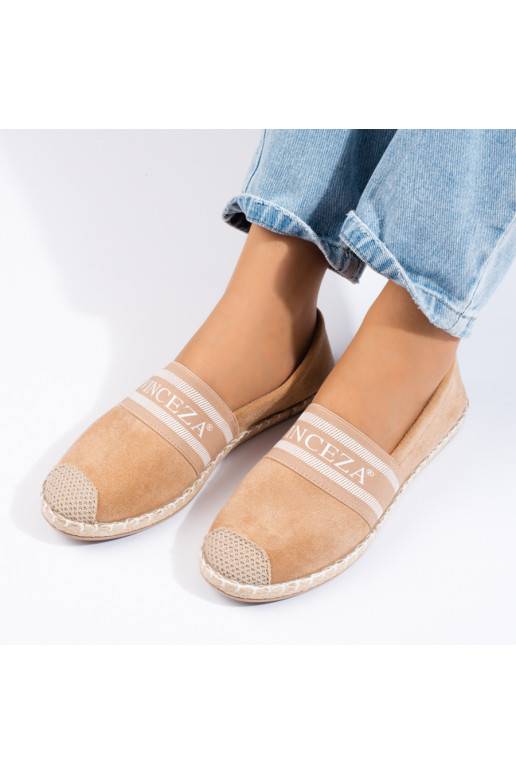 zamšādas espadrilas  smilšu krāsas Vinceza