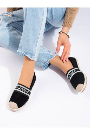 zamšādas espadrilas  Melnas krāsas Vinceza 2