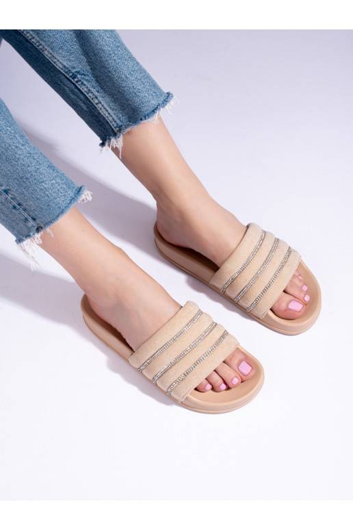 smilšu krāsas čības    Shelovet