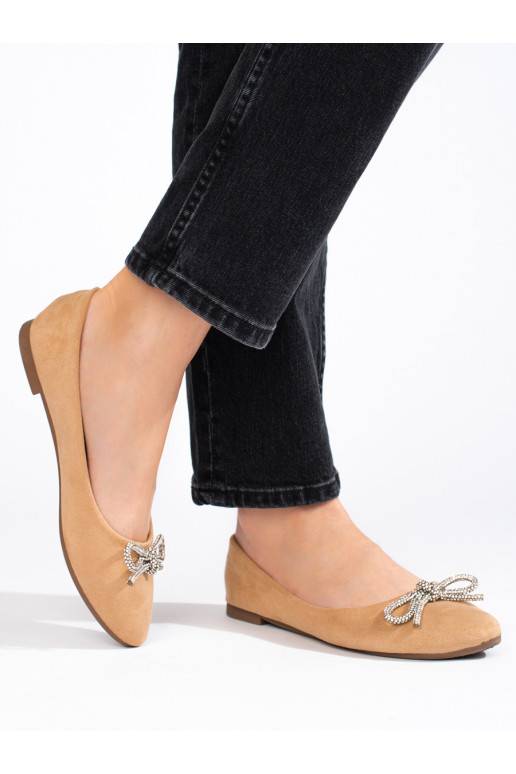 balerīnas smilšu krāsas Shelovet  balerīnas smilšu krāsas Shelovet