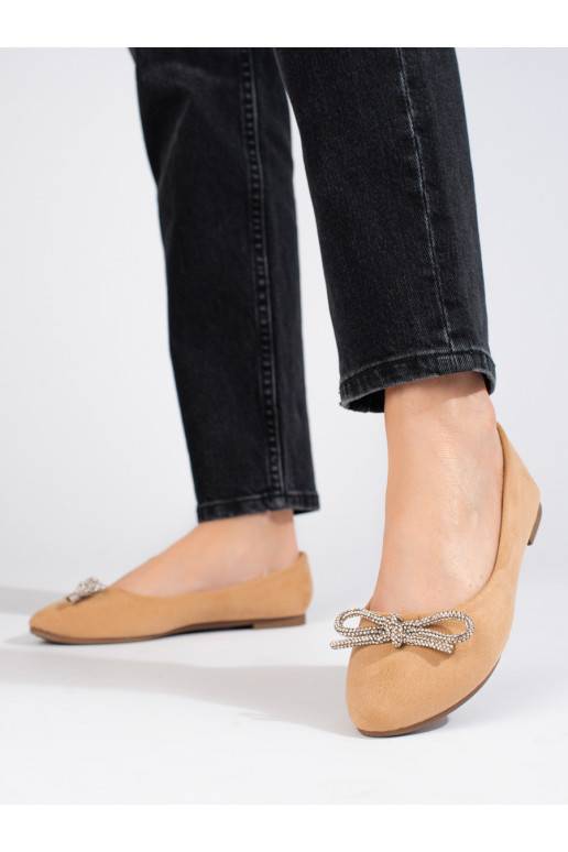 balerīnas smilšu krāsas Shelovet  balerīnas smilšu krāsas Shelovet