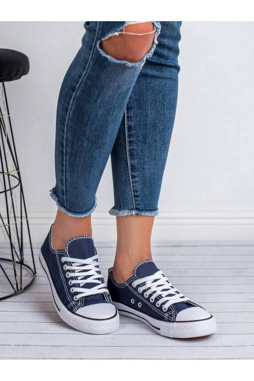 tumši zilas krāsas Sieviešu zābaki Shelovet