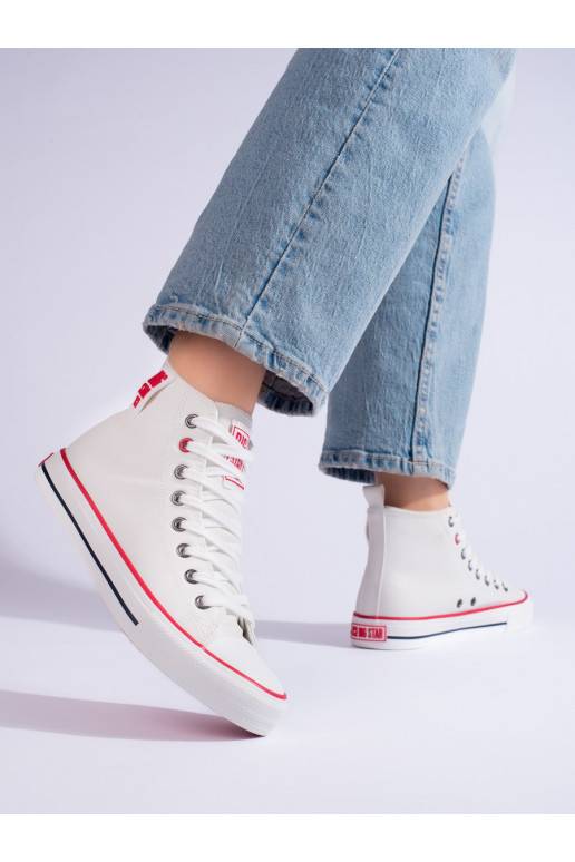  balta krāsa Sieviešu zābaki BIG STAR JJ274132