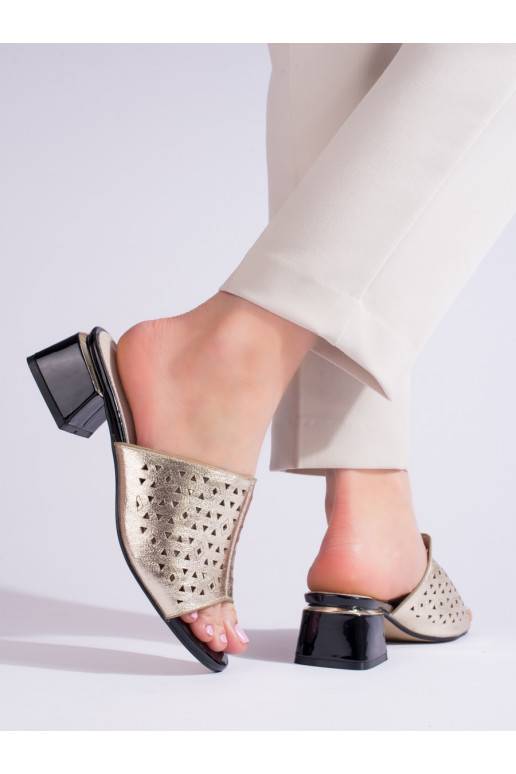 Zelta krāsas  čības    Shelovet