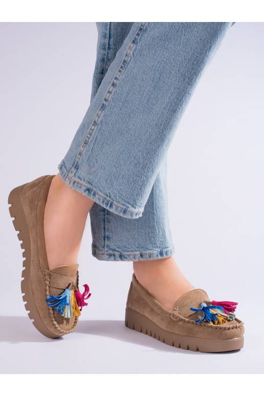 zamšādas mokasīni boho Potocki