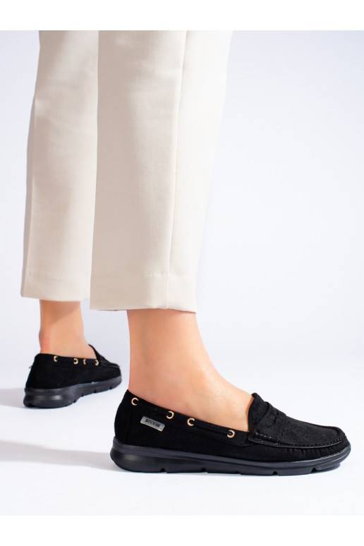 melnas krāsas   mokasīni Shelovet