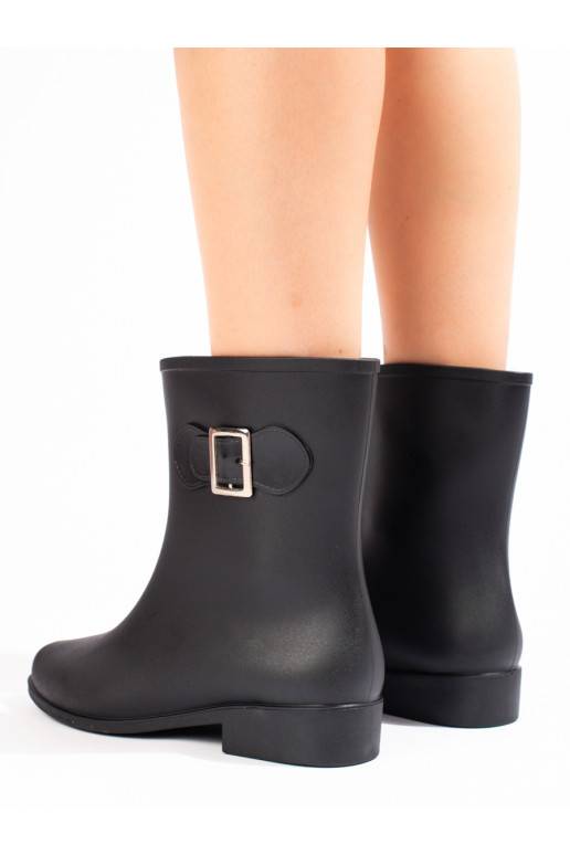 Melns gumijas zābaki  Shelovet