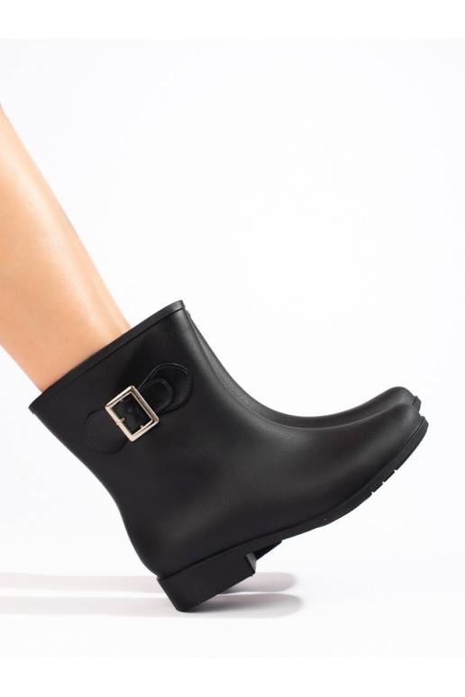 Melns gumijas zābaki  Shelovet