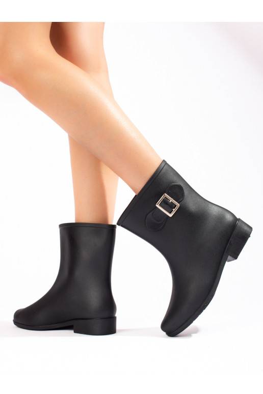 Melns gumijas zābaki  Shelovet