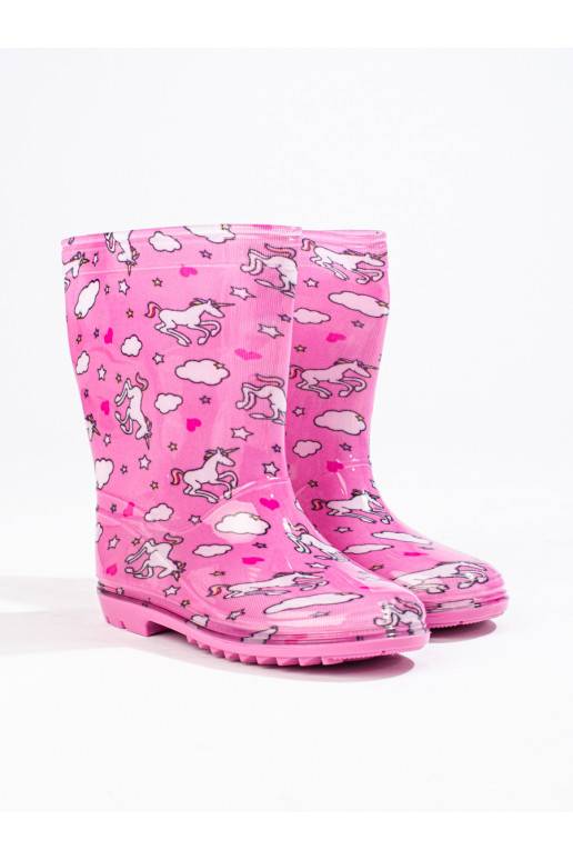 Bērnu gumijas apavi   Shelovet rozā krāsa