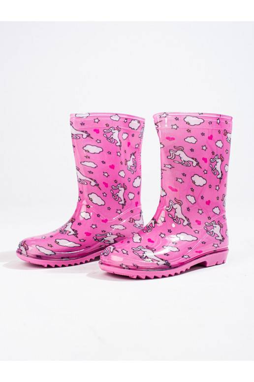 Bērnu gumijas apavi   Shelovet rozā krāsa