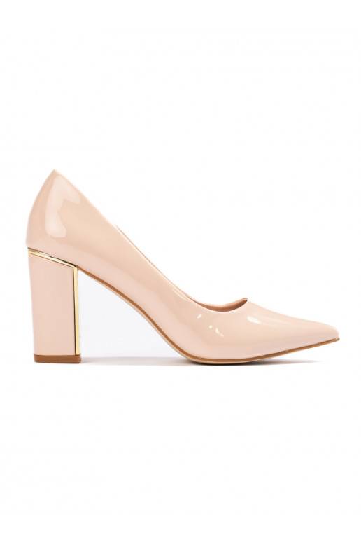   puszābaki uz papēža Shelovet smilšu krāsas