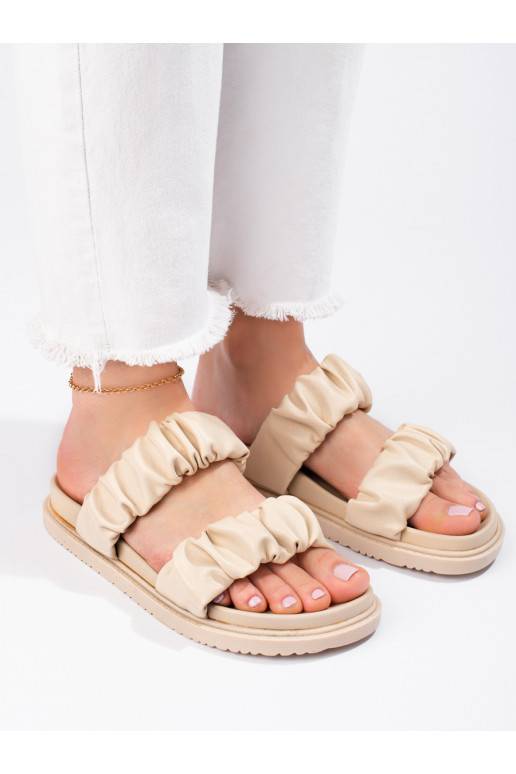 smilšu krāsas čības    Shelovet