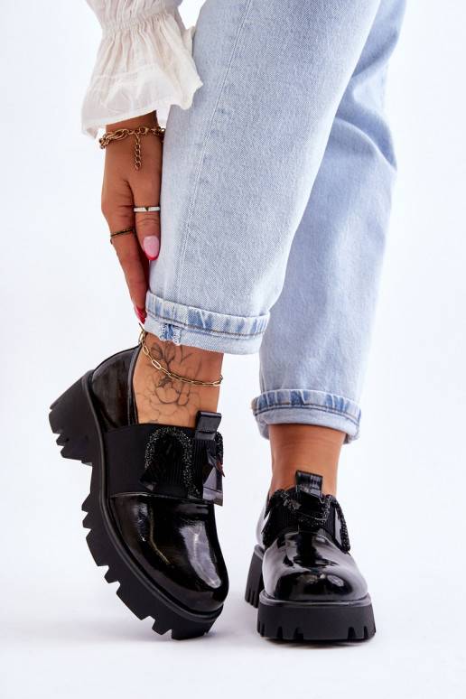 Laque apavi melnas krāsas Keily Laque apavi melnas krāsas Keily