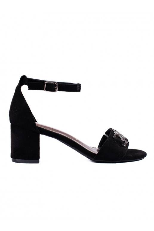 zamšādas kurpes  Potocki Melnas krāsas