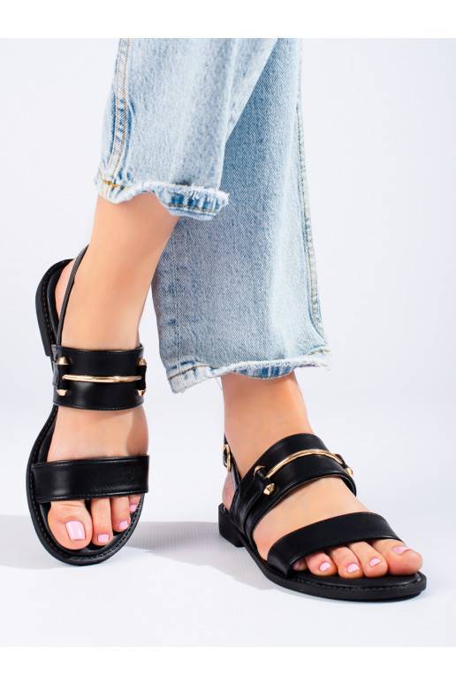 melnas krāsas kurpes   Potocki