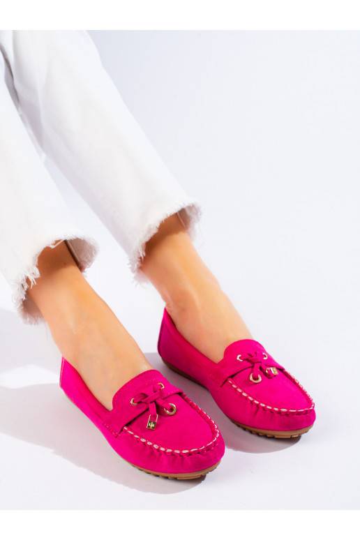 Rozā krāsas  sieviešu mokasīni Shelovet