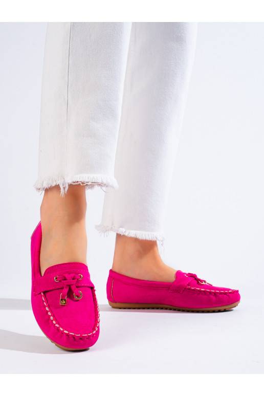 Rozā krāsas  sieviešu mokasīni Shelovet