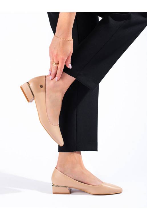 zamšādas  balerīnas uz zemiem papēžiem  Vinceza