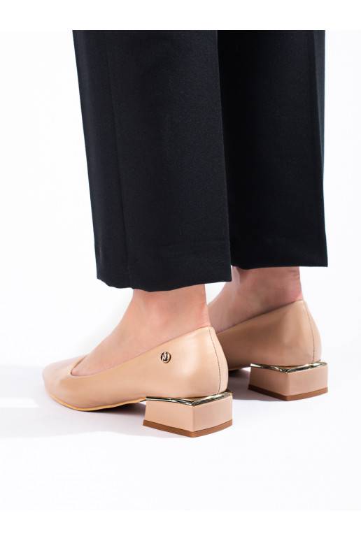 zamšādas  balerīnas uz zemiem papēžiem  Vinceza