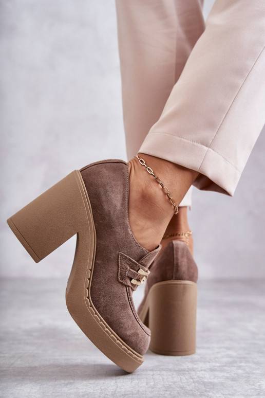 Zamšādas apavi smilšu krāsas Jaime