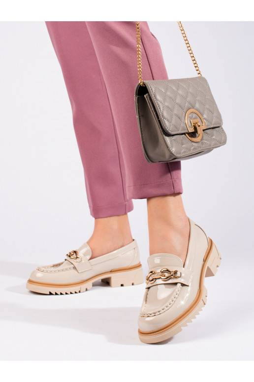 Laque smilšu krāsas kurpes Shelovet