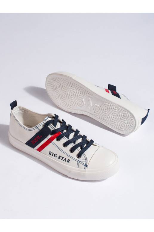  balta krāsa kurpes z ekologicznej skóry BIG STAR LL174005