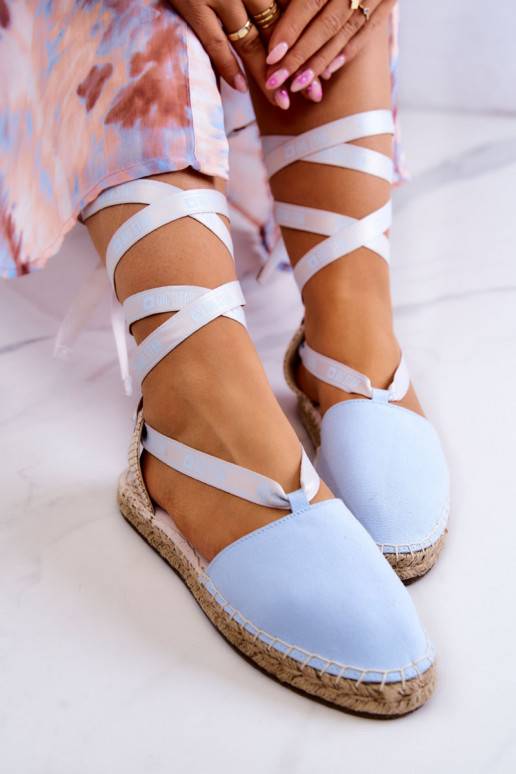 Šņorējamas espadrilles Big Star Zilas...