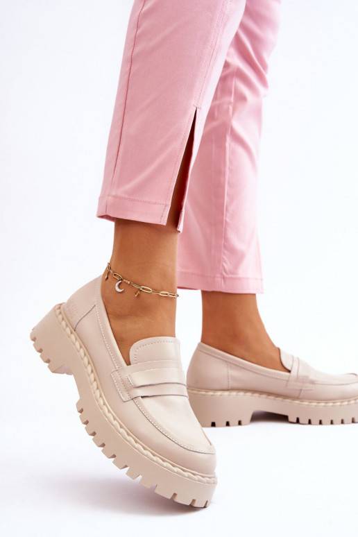 Mokasīni apavi Big Star smilšu krāsas Mokasīni apavi Big Star smilšu krāsas