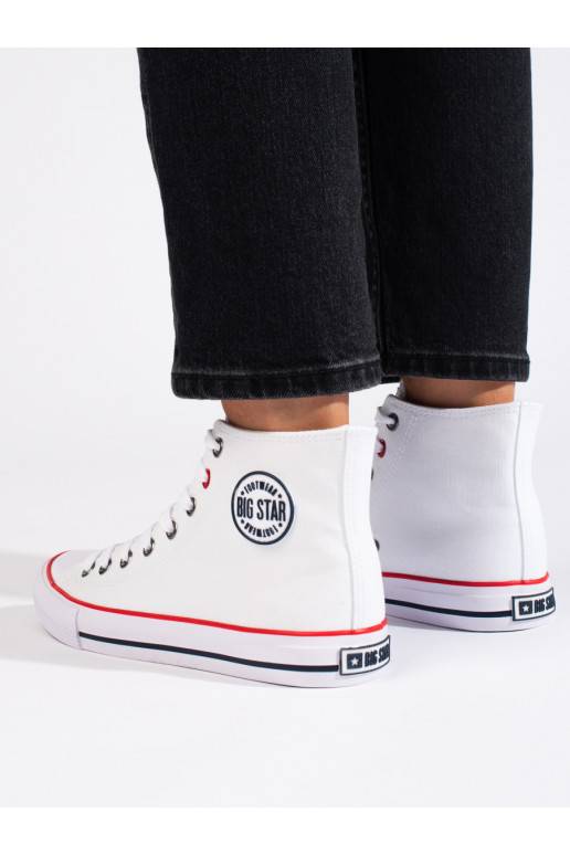  Sieviešu zābaki balta krāsa BIG STAR T274026101