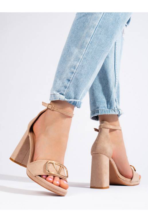 kurpes smilšu krāsas Vinceza